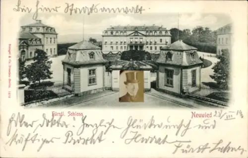 Ak Neuwied am Rhein, Schloss