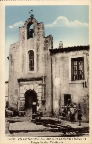 Ak Villeneuve lès Maguelone Hérault, Kapelle der Büßer