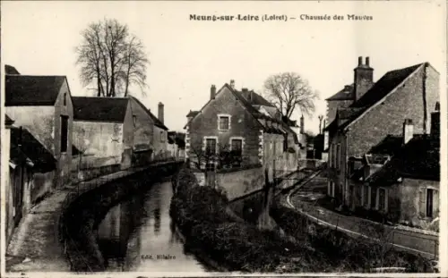 Ak Meung sur Loire Loiret, Chaussée des Mauves