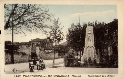 Ak Villeneuve lès Maguelone Hérault, Kriegerehrenmal