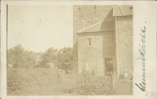 Foto Ak Allinge Sandvig Bornholm Dänemark, Kirche