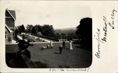 Foto Ak Dorking Surrey England, Bloomfield, Anwesen, Garten