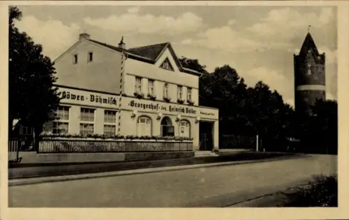Ak Bernau bei Berlin, Gasthaus Georgenhof,  Naturgarten, H. Beiler