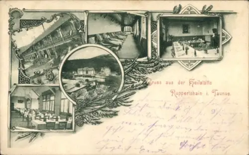 Ak Ruppertshain Kelkheim im Taunus, Heilstätte, Innenräume