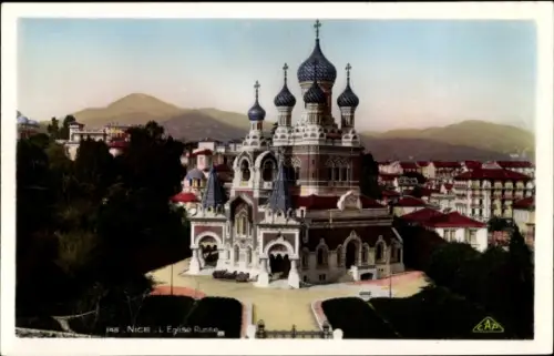 Ak Nice Nizza Alpes Maritimes, Eglise Russe