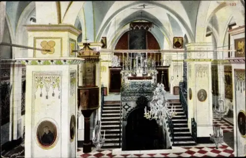 Ak Nazareth Israel, Verkündigungskirche, Eglise de l'annonciation, Church