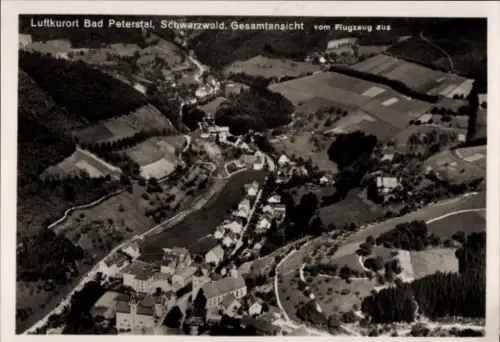 Ak Bad Peterstal Griesbach im Schwarzwald Baden, Fliegeraufnahme
