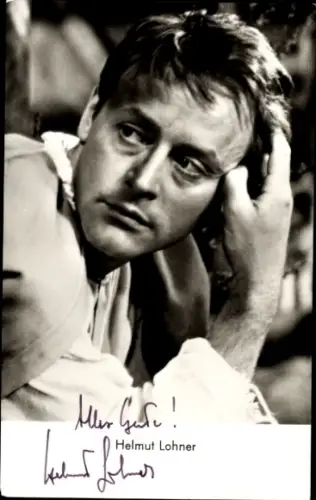 Ak Schauspieler Helmut Lohner, Portrait, Autogramm