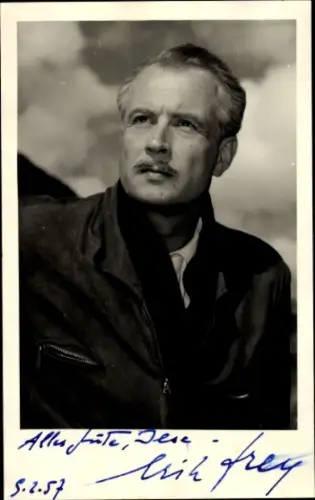 Foto Schauspieler Erik Frey, Portrait, Autogramm