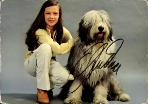 Ak Schauspielerin und Sängerin Andrea Jürgens, Portrait, Autogramm