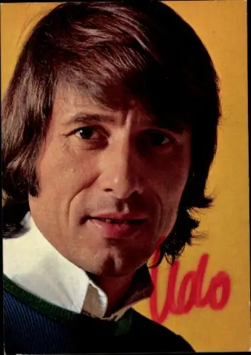 Autogrammkarte Sänger Udo Jürgens, Portrait, Autogramm