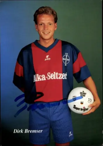 Autogrammkarte Fußballer Dirk Bremser, KFC Uerdingen 05, Autogramm