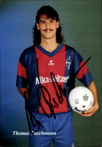 Autogrammkarte Fußballer Thomas Puschmann, KFC Uerdingen 05, Autogramm