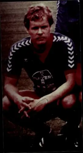 Autogramm Fußballer Pekka Pyykkö, KFC Uerdingen 05, Portrait