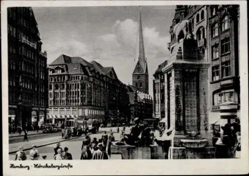 Ak Hamburg Mitte Altstadt, Mönckebergstraße