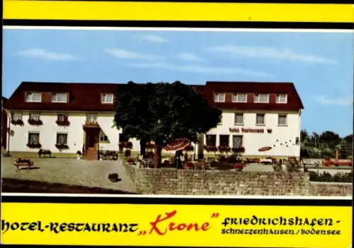Ak Schnetzenhausen Friedrichshafen am Bodensee, Hotel Krone
