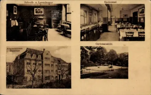 Ak Düsseldorf am Rhein, Augusta-Haus, Innenansichten