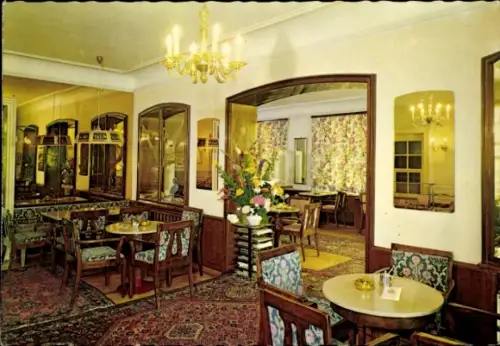 Ak Bad Schachen Lindau am Bodensee Schwaben, Café Spengler, Lindau, Bad Schachen, Bodensee, gemüt