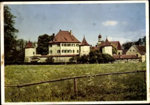 Ak Obermenzing München Bayern, Schloss Blutenburg