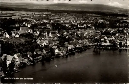 Ak Immenstaad am Bodensee, Fliegeraufnahme