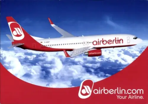 Ak Passagierflugzeug AirBerlin Boeing 737-800