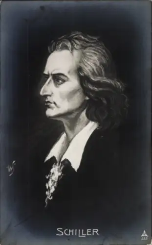 Künstler Ak Scheuermann, W., Friedrich Schiller