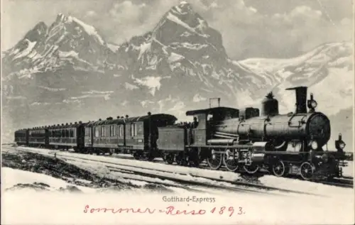 Ak Gotthard-Express, Eisenbahn, Lokomotive