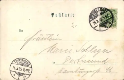 Ak Geldschein, Geldsack, Kitsch