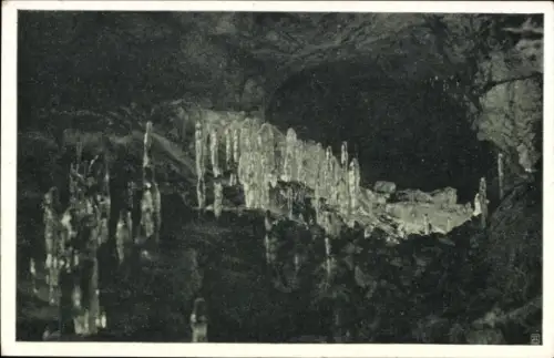 Ak Salzburg, Eisriesenwelt im Tennengebirge, Wimur, Eismandl