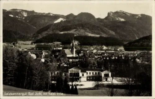 Ak Bad Ischl in Oberösterreich, Salzkammergut, Villa