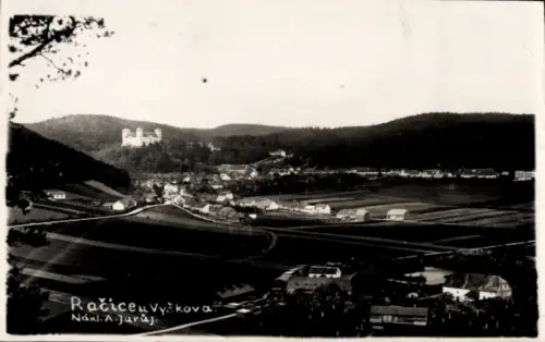 Ak Račice  u Vyškova Südmähren, Gesamtansicht