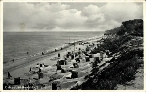 Ak Rewal Rewahl Pommern, Strandansicht