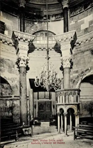 Ak Split Kroatien, Stolna Crkva unutri, L'interno del Duomo, Stengel 4947