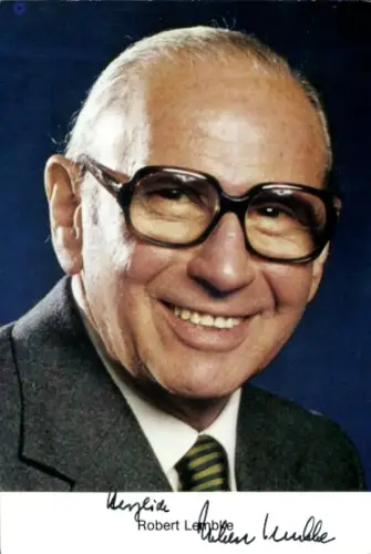 Ak Schauspieler Robert Lembke, Portrait, Autogramm