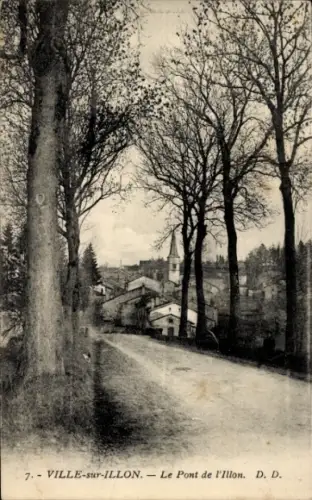 CPA Ville sur Illon Vosges, Pont de l'Illon