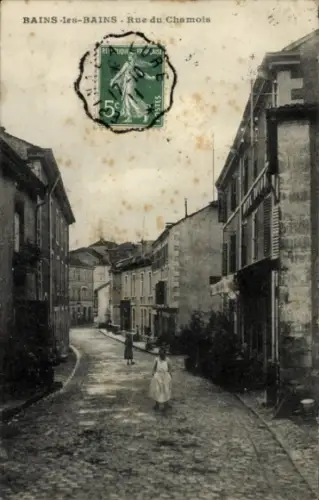 CPA Bains les Bains Vosges, Rue du Chamois