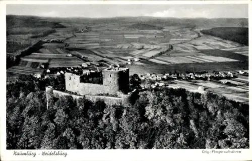 Ak Ippinghausen Wolfhagen in Hessen, Weidelsburg bei Naumburg, Fliegeraufnahme