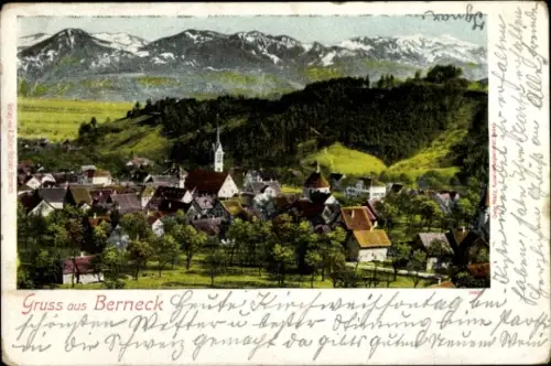 Ak Berneck Kanton St. Gallen Schweiz, Gesamtansicht