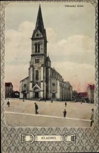 Ak Kladno Kladen Region Mittelböhmen, Dekansky chram