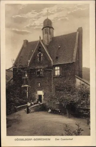 Ak Gerresheim Düsseldorf am Rhein, Partie am Quadenhof