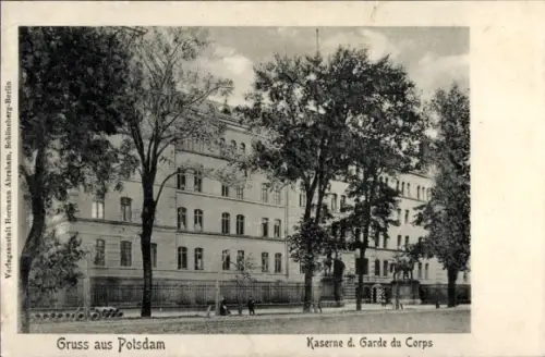 Ak Potsdam in Brandenburg, Kaserne der Garde du Corps