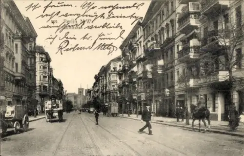 Ak Berlin Tiergarten Moabit, Paulstraße