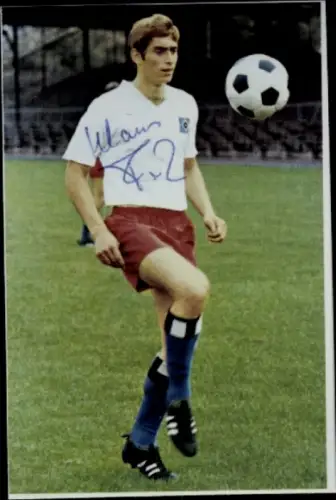 Autogramm Fußballer Klaus Fock, Hamburger SV