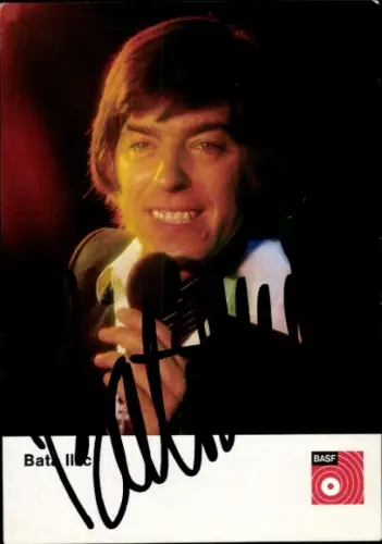Autogrammkarte Sänger Bata Illic, Portrait, Autogramm