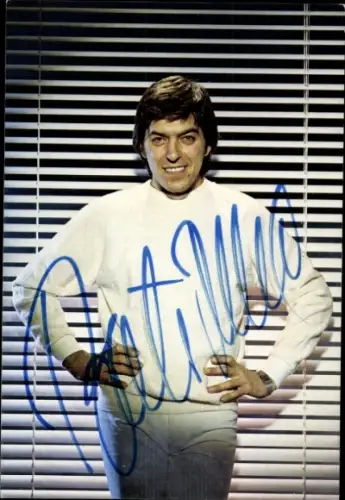 Autogrammkarte Sänger Bata Illic, Portrait, Autogramm