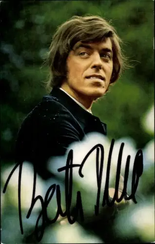 Autogrammkarte Sänger Bata Illic, Portrait, Autogramm