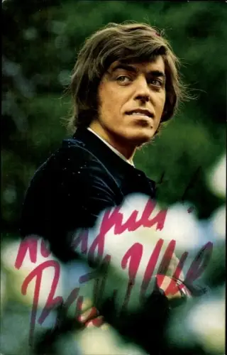 Autogrammkarte Sänger Bata Illic, Portrait, Autogramm