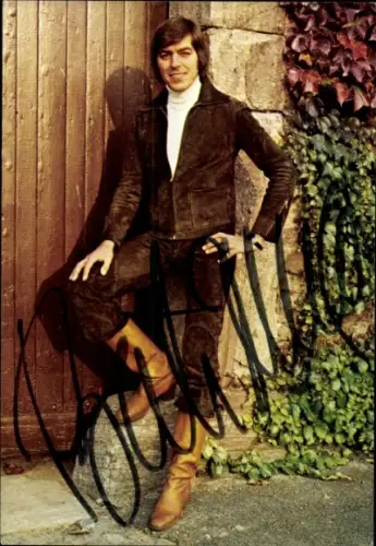 Autogrammkarte Sänger Bata Illic, Portrait, Autogramm