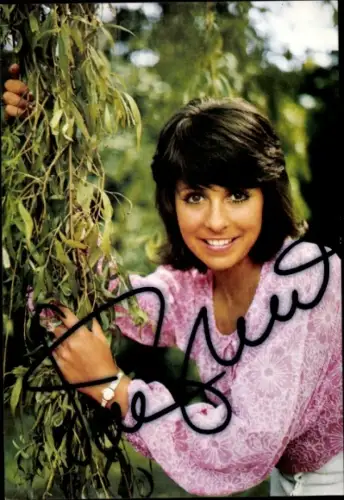 Autogrammkarte Sängerin Ireen Sheer, Portrait, Autogramm