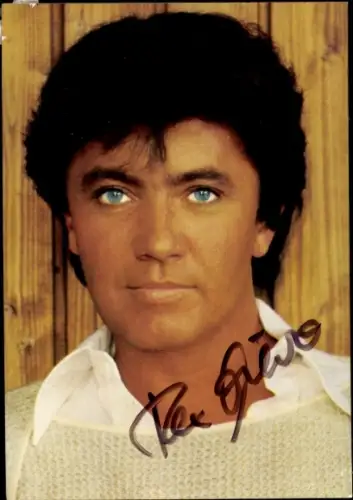 Autogrammkarte Sänger Rex Gildo, Portrait, Autogramm